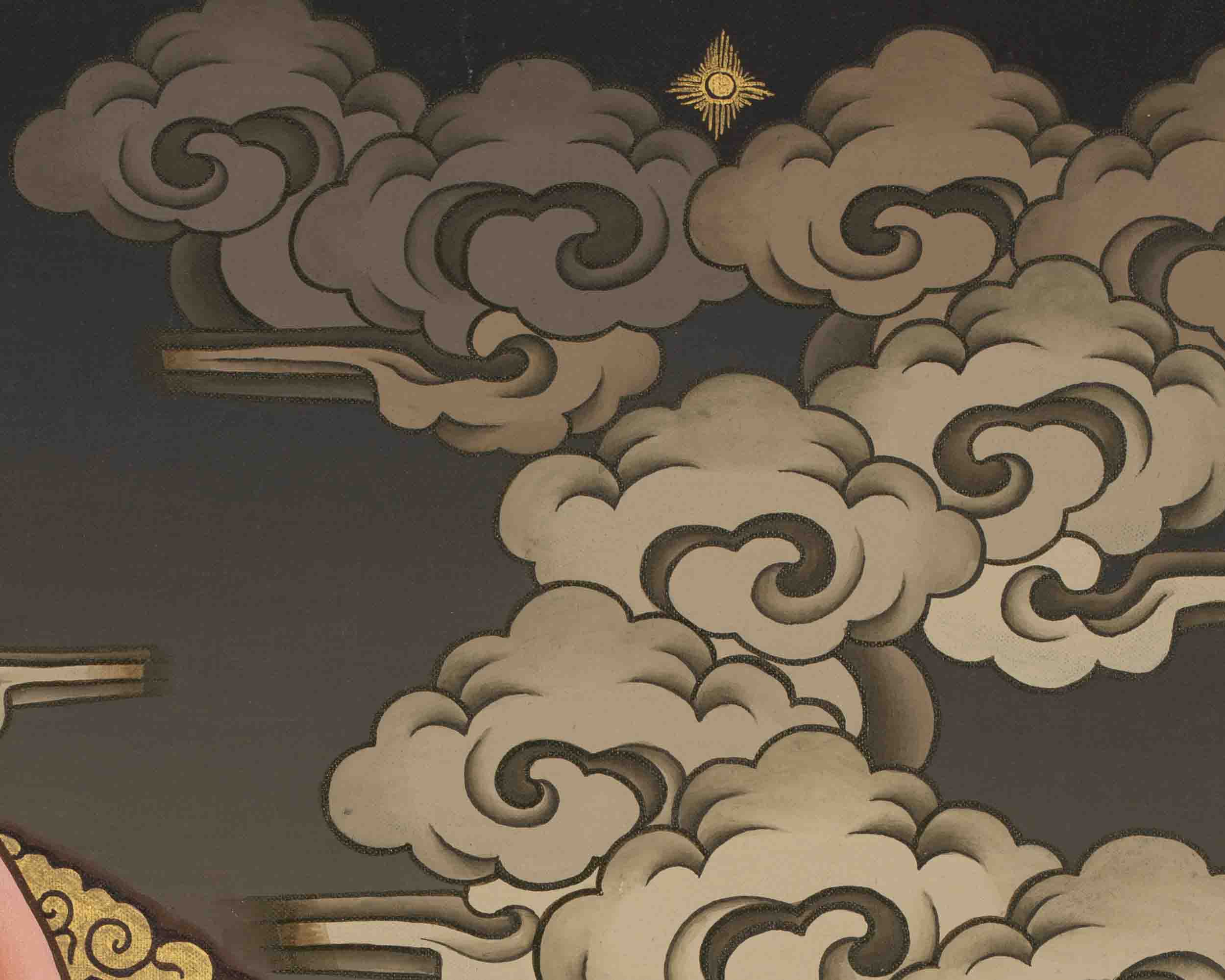 Tibetan White Tara Thangka | Female Bodhisattva Art | Wall Decors