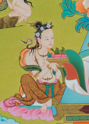 Shakya Senge | Guru Rinpoche Manifestation | Buddhist Thangka Painting