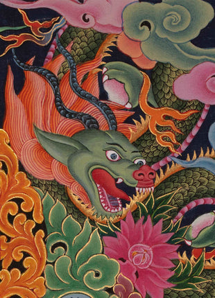 Padmapani Lokeshvara Print | Quality Thangka Painting