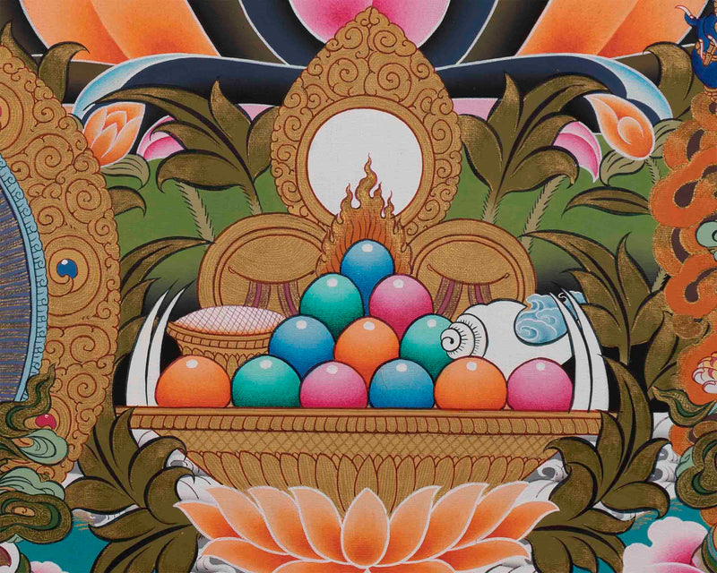 Dorje Sempa Print | Vajrasattva Thangka Print | Wall Decorations