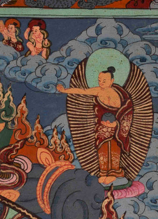 Wheel of Life Thangka | Oil Varnished Painting | Wall Decors