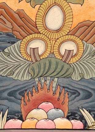 Yab Yum Buddha Thangka | Religious Painting