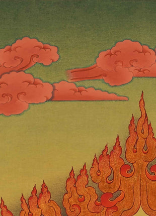 Hand-Painted Chakrasamvara Empowerment Thangka | Tibetan Yidam Thangka