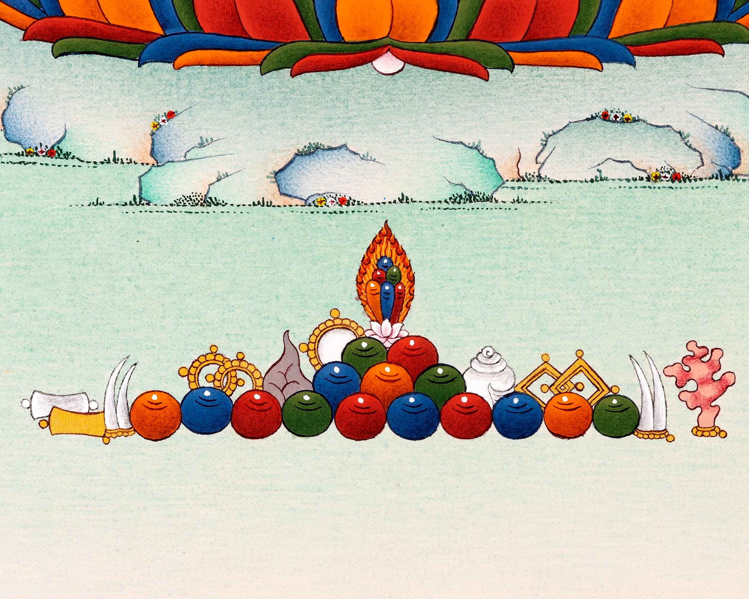 Small Thangka of Medicine Buddha