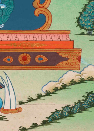 Healing Buddha | Medicine Buddha Thangka | Traditional Buddhist Art