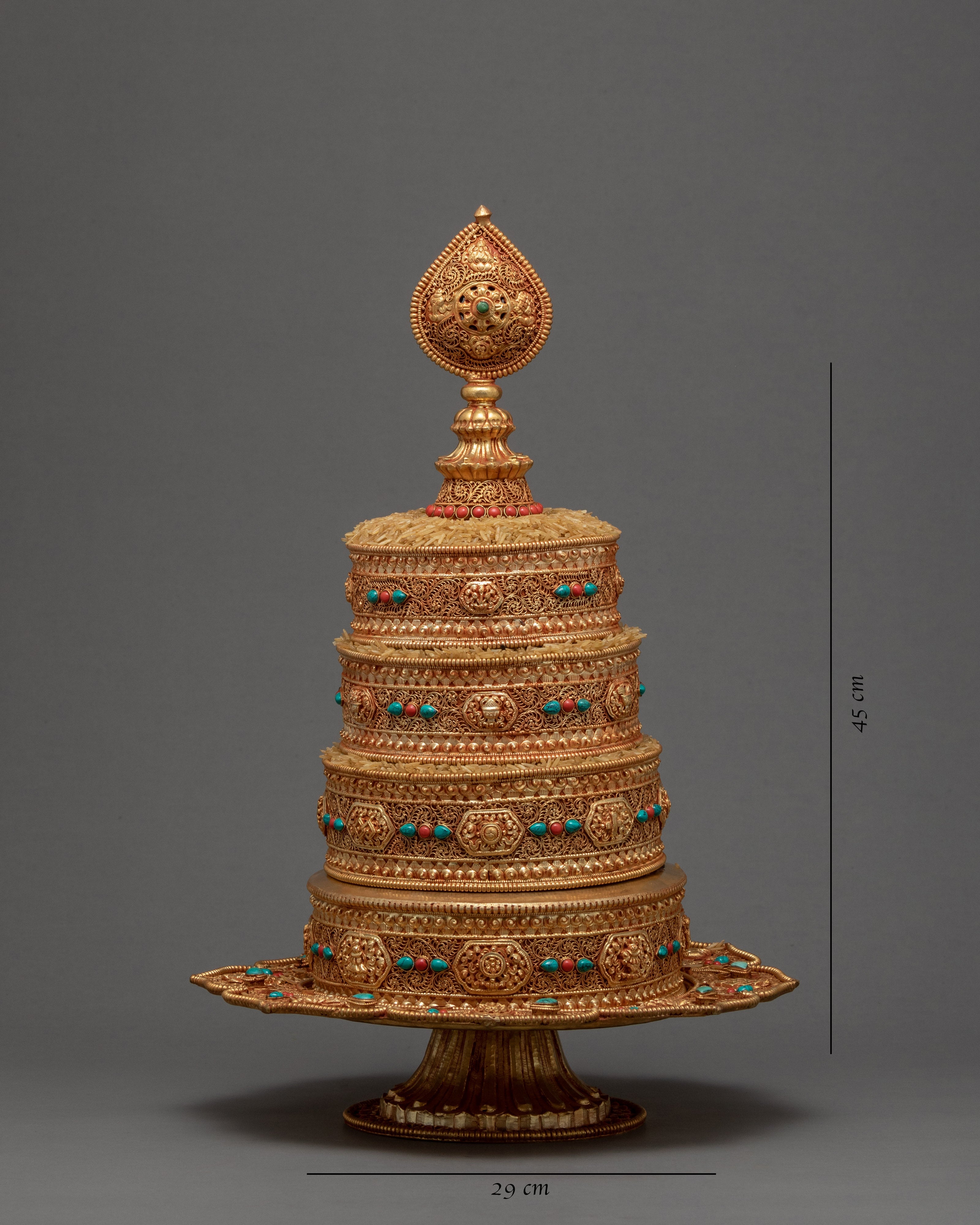 Ratna Mandala Set | Mandala Offering Set | Tibetan Handicrafts Online