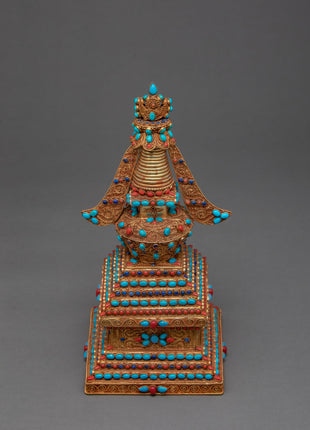 Miniature Buddhist Stupa | Buddhist Art | Ritual Items