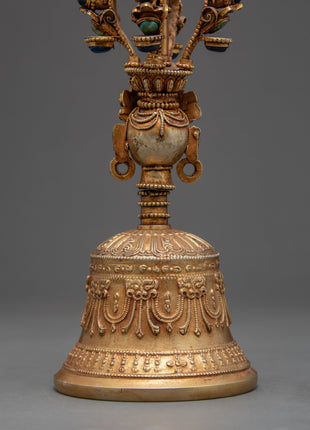 Tibetan Prayer Bell | Bell and Vajra | Esoteric Ritual Objects