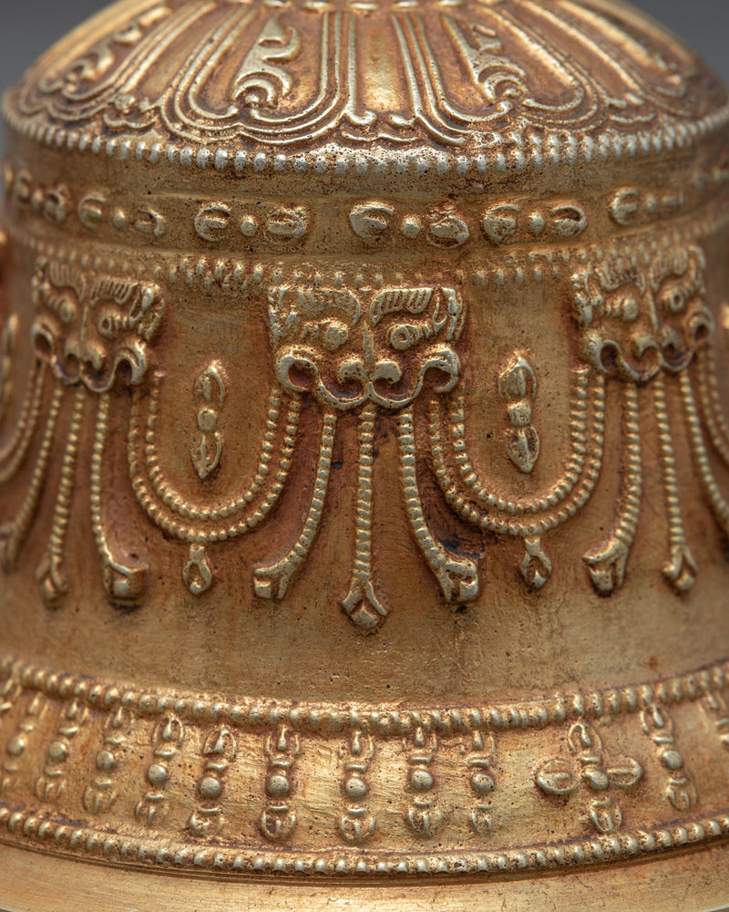 Tibetan Prayer Bell | Bell and Vajra | Esoteric Ritual Objects