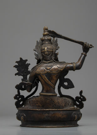 Manjushri Buddha Charm Statue | Religious Art