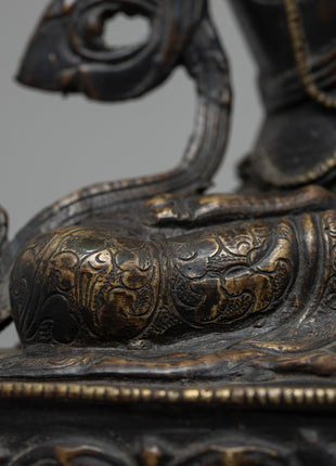 Manjushri Buddha Charm Statue | Religious Art