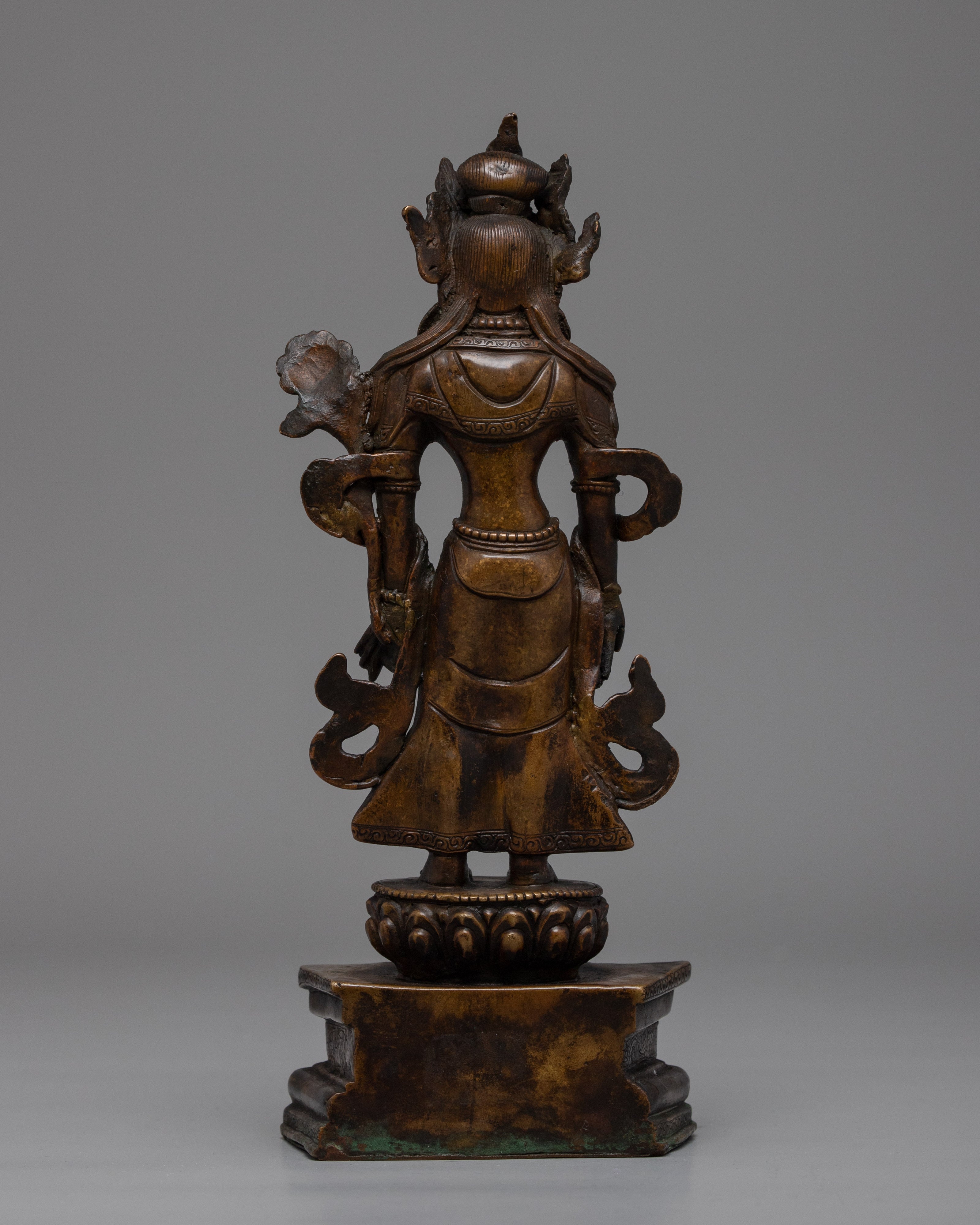 Vintage Chenresig Statue | Unique Decorative Objects | Zen Room Decor