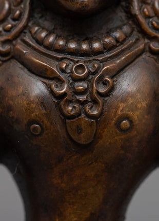 Vintage Chenresig Statue | Unique Decorative Objects | Zen Room Decor
