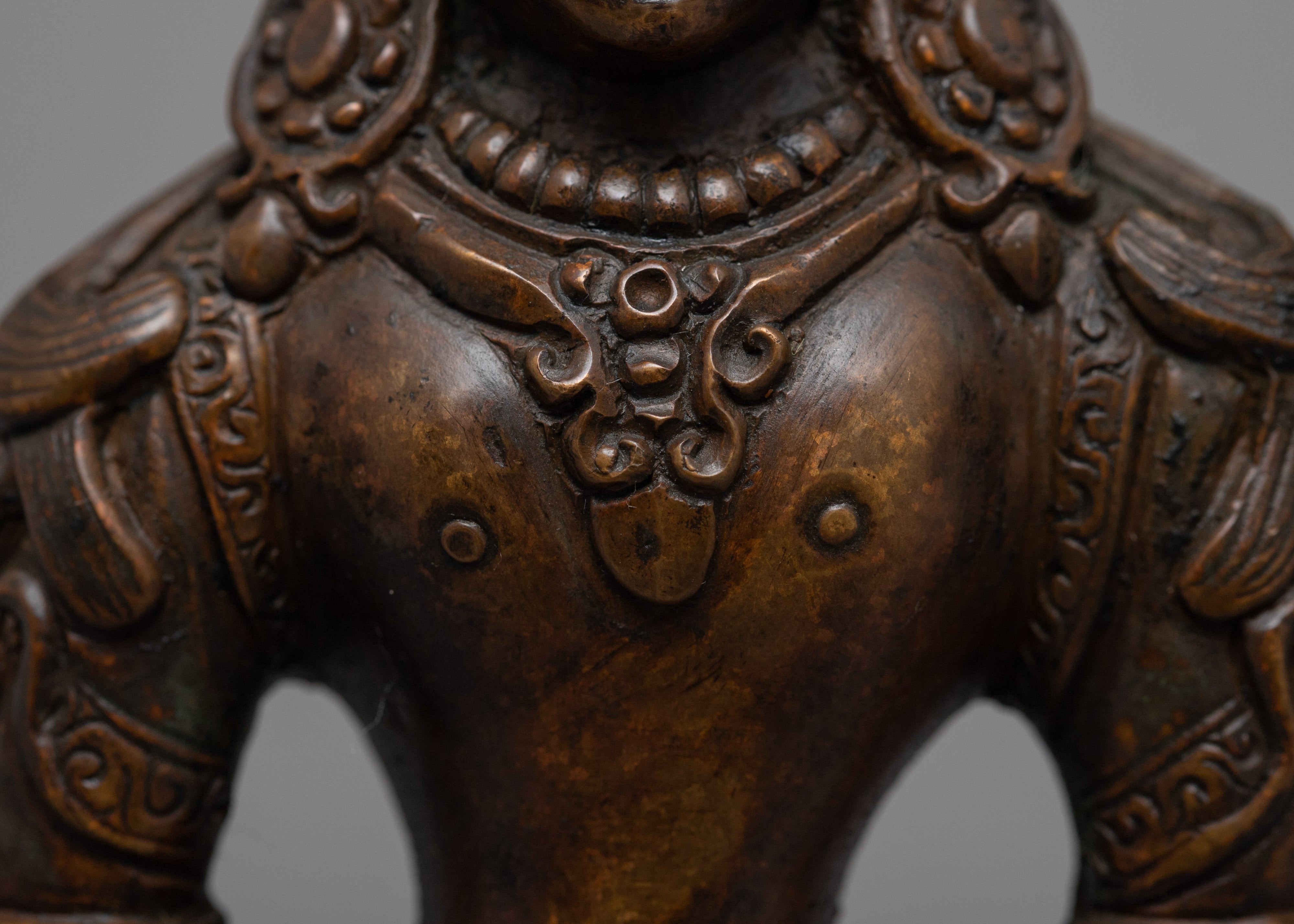 Vintage Chenresig Statue | Unique Decorative Objects | Zen Room Decor
