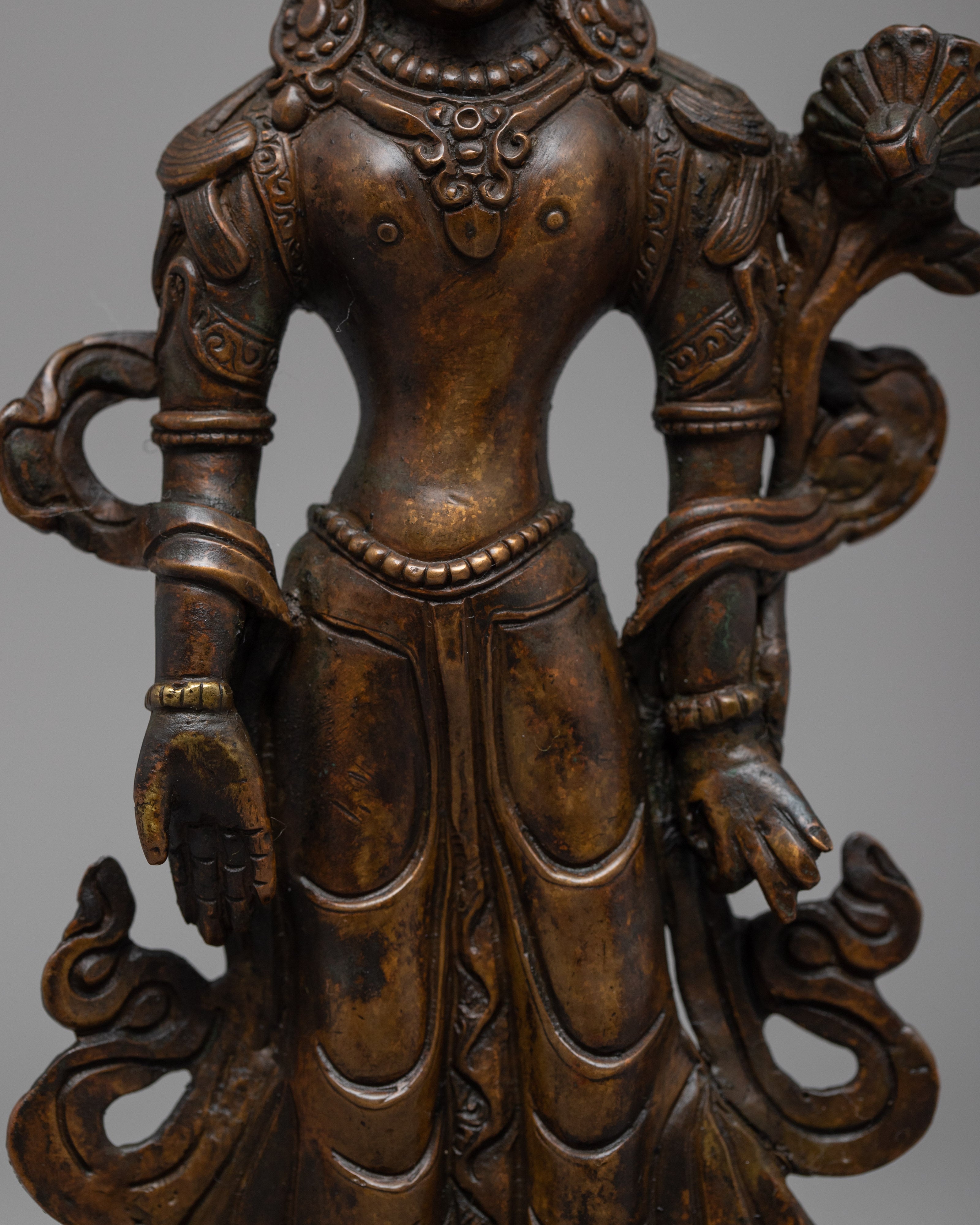 Vintage Chenresig Statue | Unique Decorative Objects | Zen Room Decor