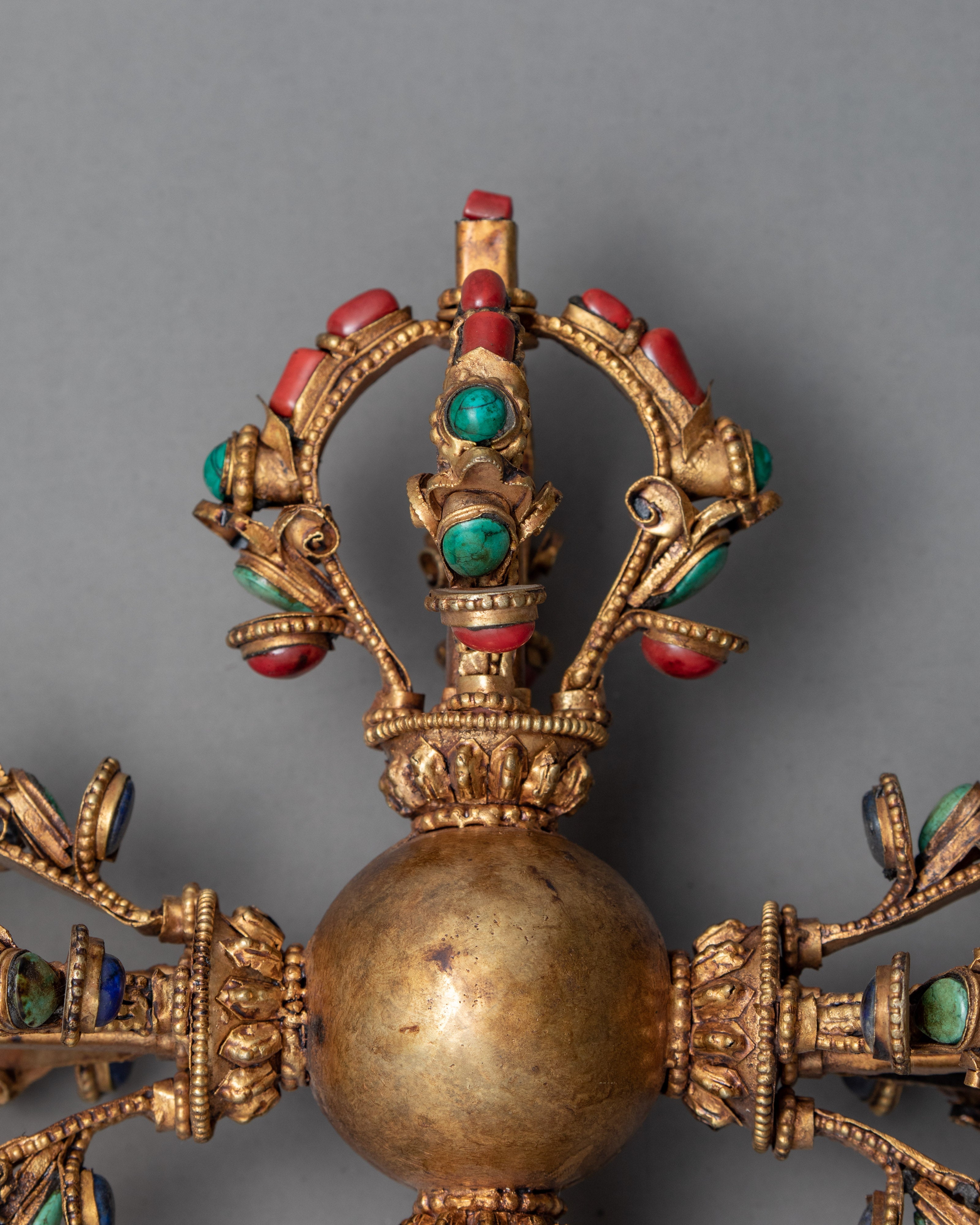 Double Dorje Vajra | Tibetan Vishwavajra | Handmade Thunderbolt from Nepal