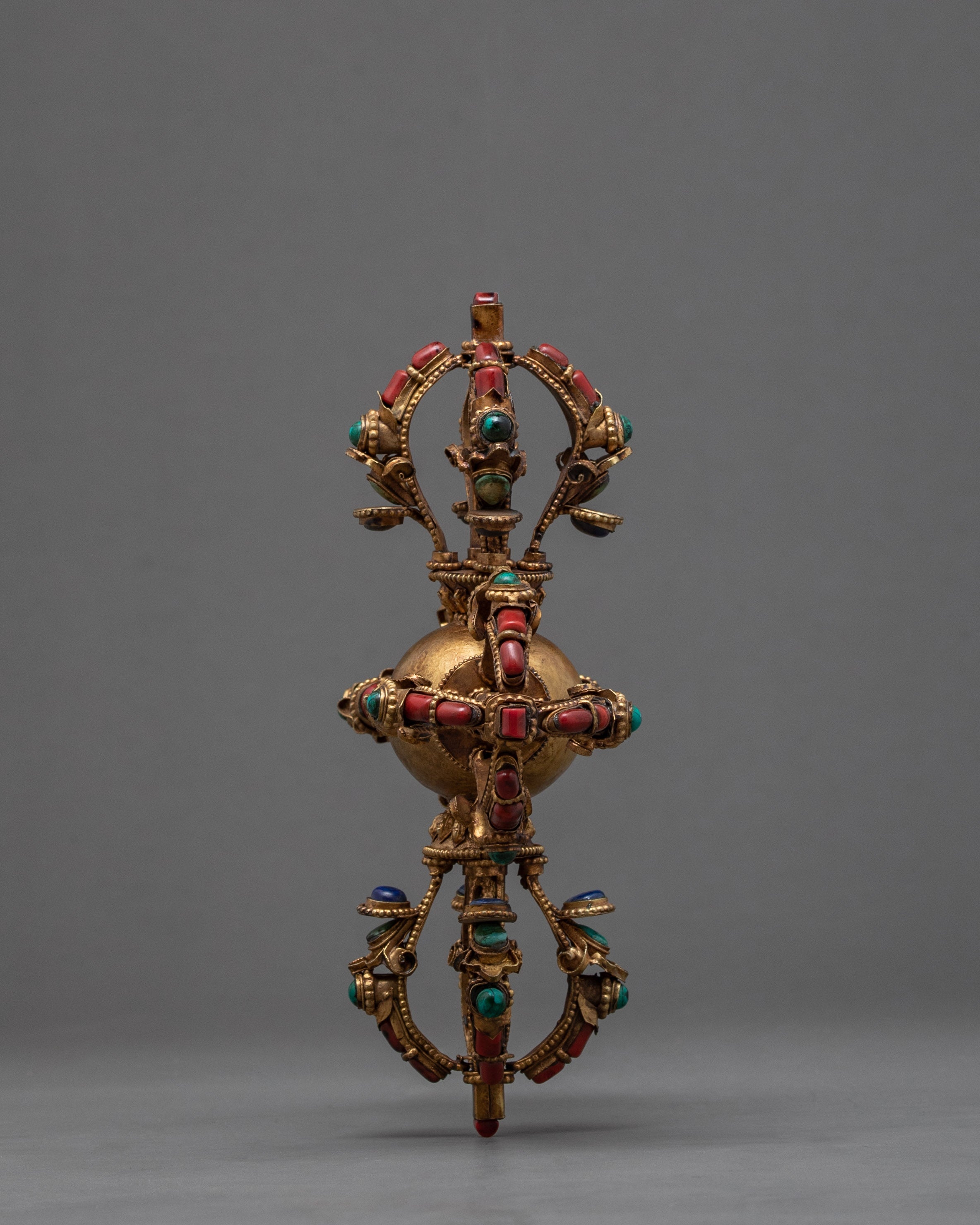 Double Dorje Vajra | Tibetan Vishwavajra | Handmade Thunderbolt from Nepal