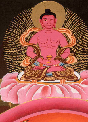 Wisdom Bodhisattva Manjushri | Religious Buddhist Thangka | Wall Decors