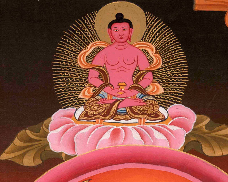 Wisdom Bodhisattva Manjushri | Religious Buddhist Thangka | Wall Decors