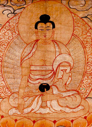 Traditional White Tara Thangka | Mother Buddha Painting with 24k Gold