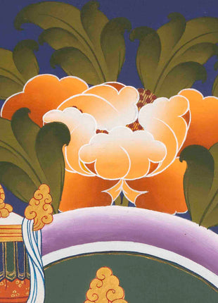 Namtose Thangka | Wealth Deity | Religious Wall Decors