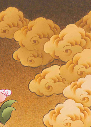 Dzambala Kubera Thangka | Religious Buddhist Art | Wall Decors