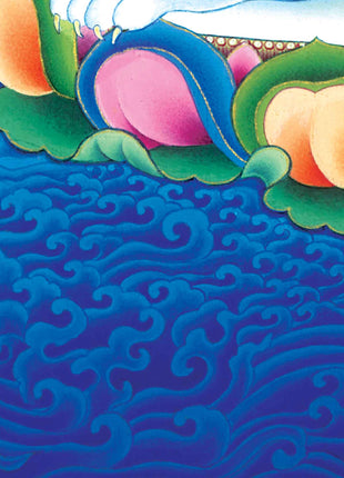 Traditional Himalayan Red Tara Thangka Print | Thangka Prints For Home Decor