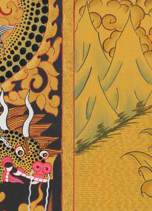 Full 24K Gold Green Tara Thangka | Wall Decoration Art