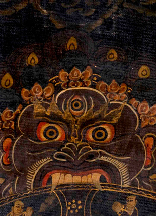Oil Varnished Wheel Of Life | Traditional Buddhist Thangka | Wall Decors