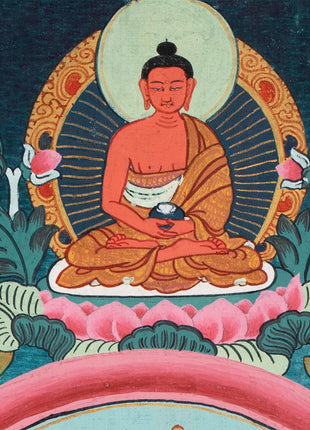 Female Green Tara Thangka | Decorative Art