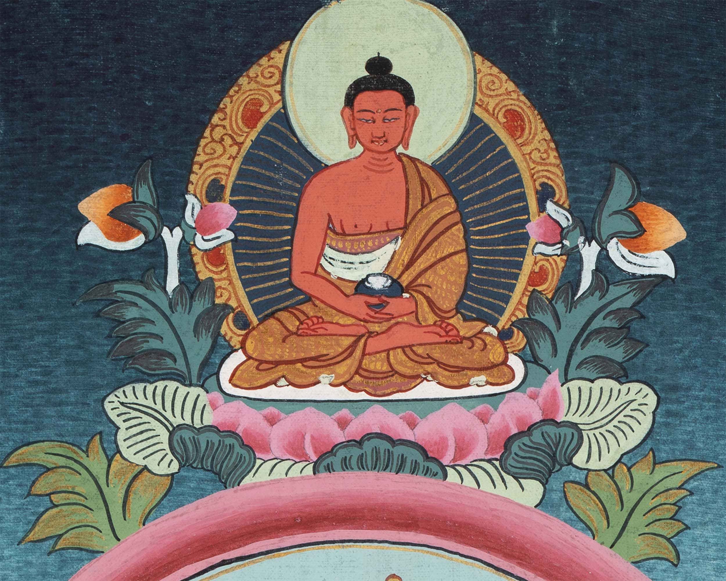 Female Green Tara Thangka | Decorative Art