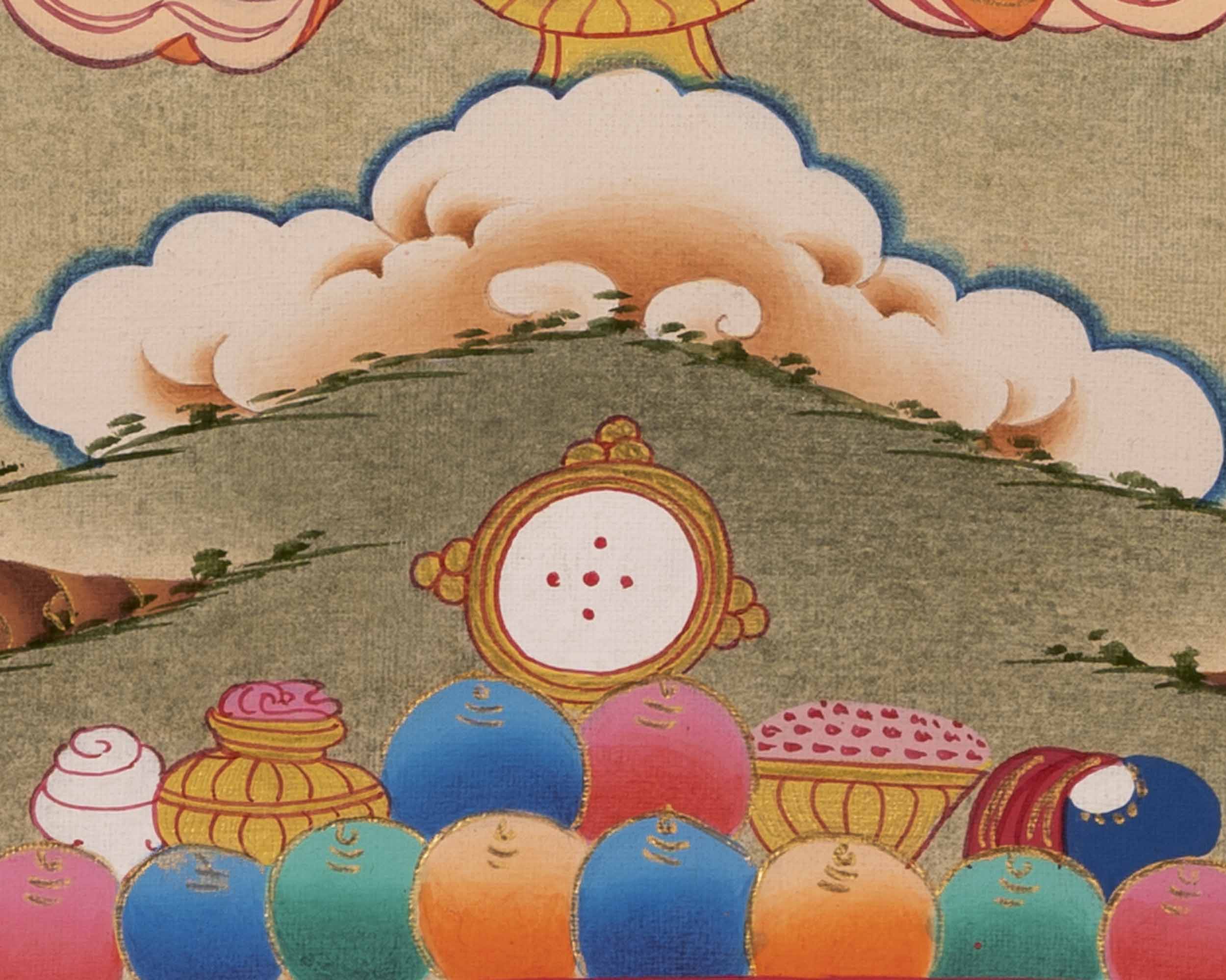 Samantabhadra Bodhisattva Thangka | Aspiration Prayer Buddha