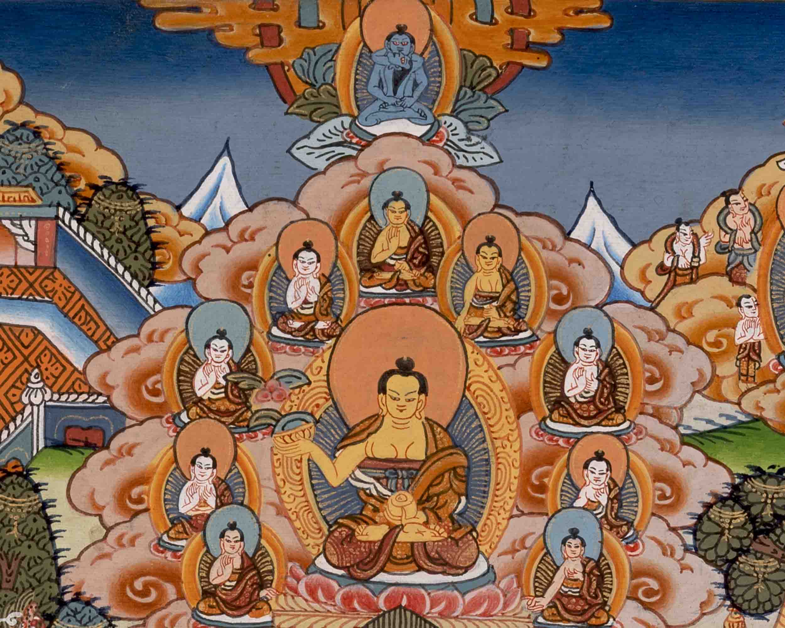 Life Story Of Gautam Buddha | Traditional Thangka Art | Wall Decors