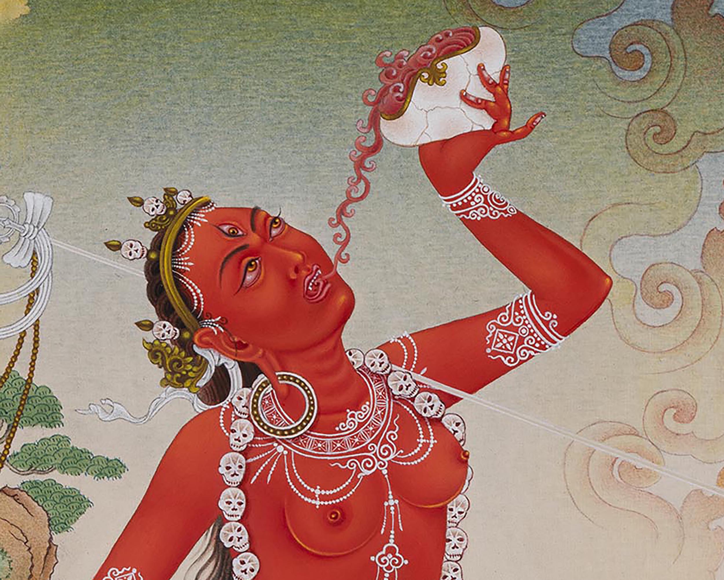 Mother Vajrayogini Thangka | Traditional Buddhist Dakini Painting