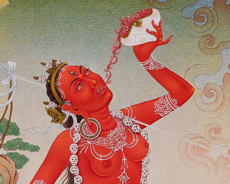 Mother Vajrayogini Thangka | Traditional Buddhist Dakini Painting