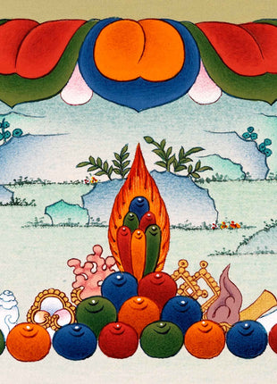 Guhyasamaja Thangka, Mother Tantra Art | Enlightenment Thangka