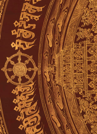 Gold Style Mandala | Buddhist Mandala Thangka