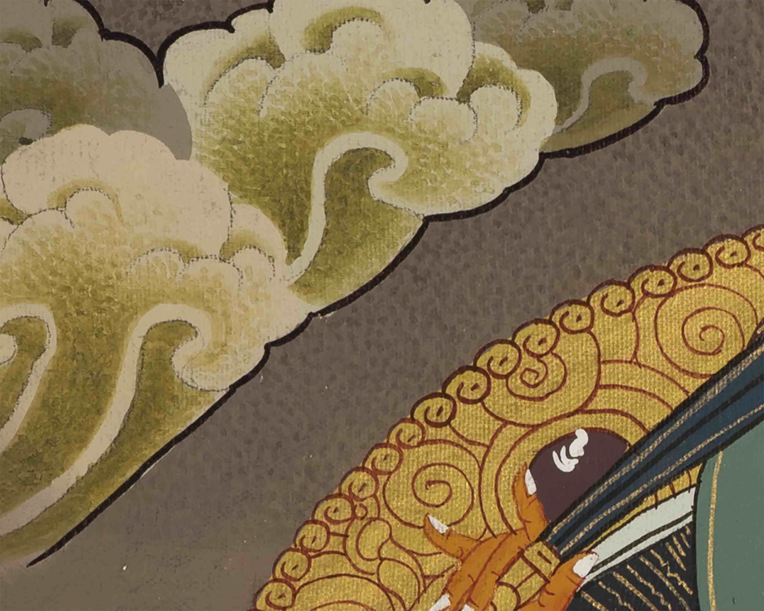 Manjushree Thangka Art | HandPainted Buddhist Art
