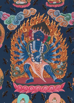 108 Chengrezig Thangka | Traditional Tibetan Art | Wall Decors