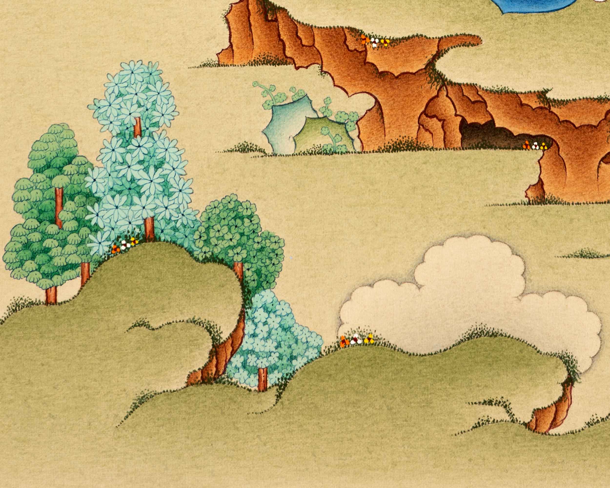2 Armed Chakrasamvara Thangka Print