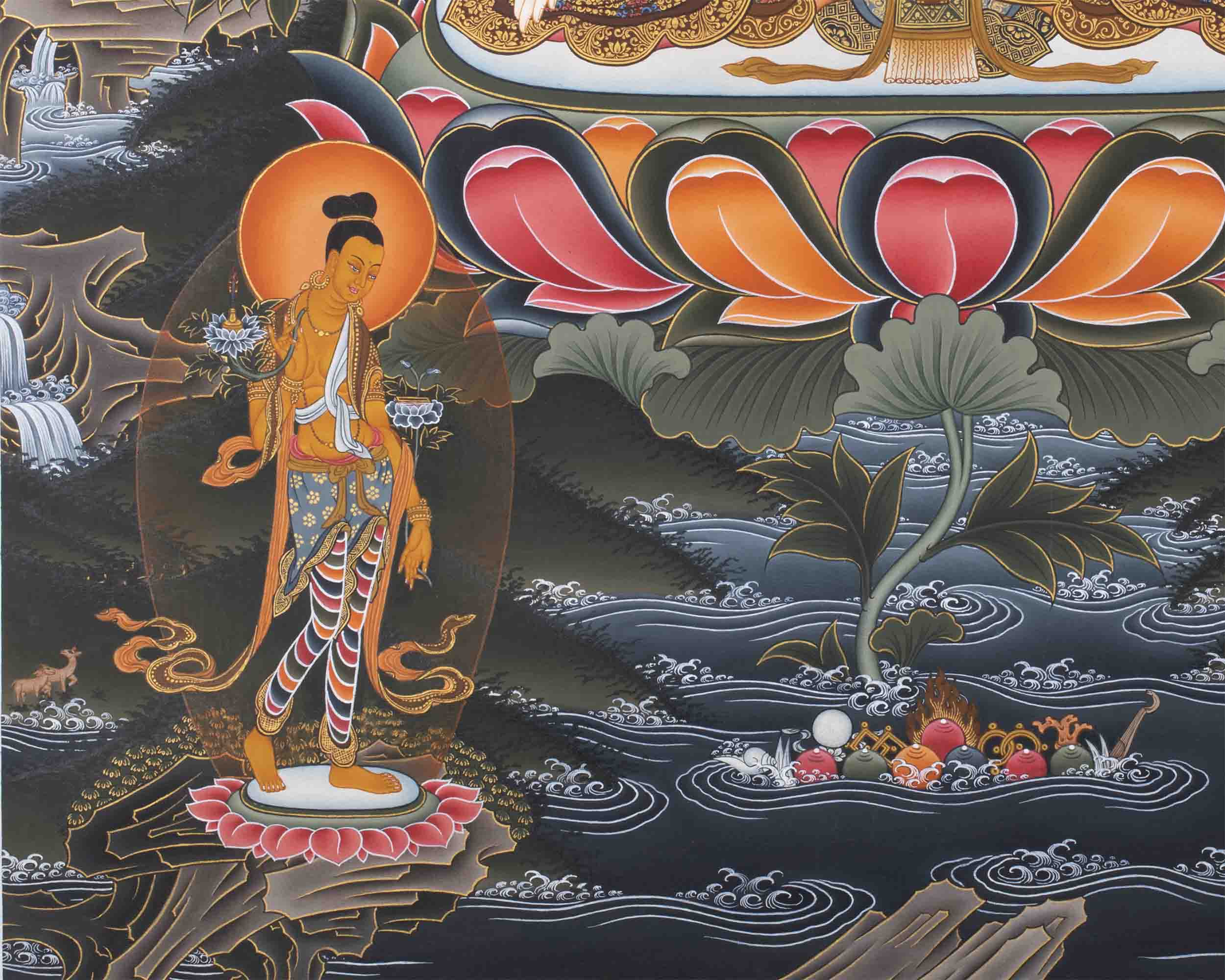 White Tara Print | Religious Digital Printing | Wall Decors