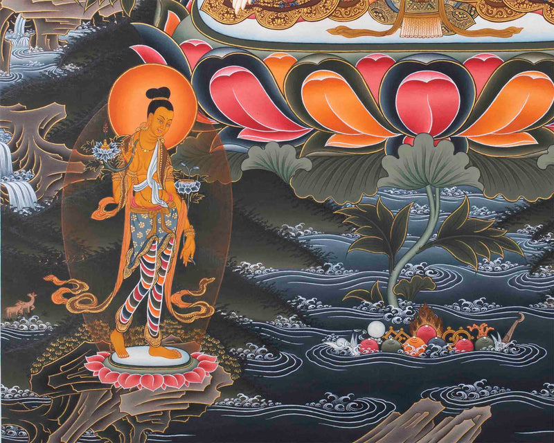 White Tara Print | Religious Digital Printing | Wall Decors