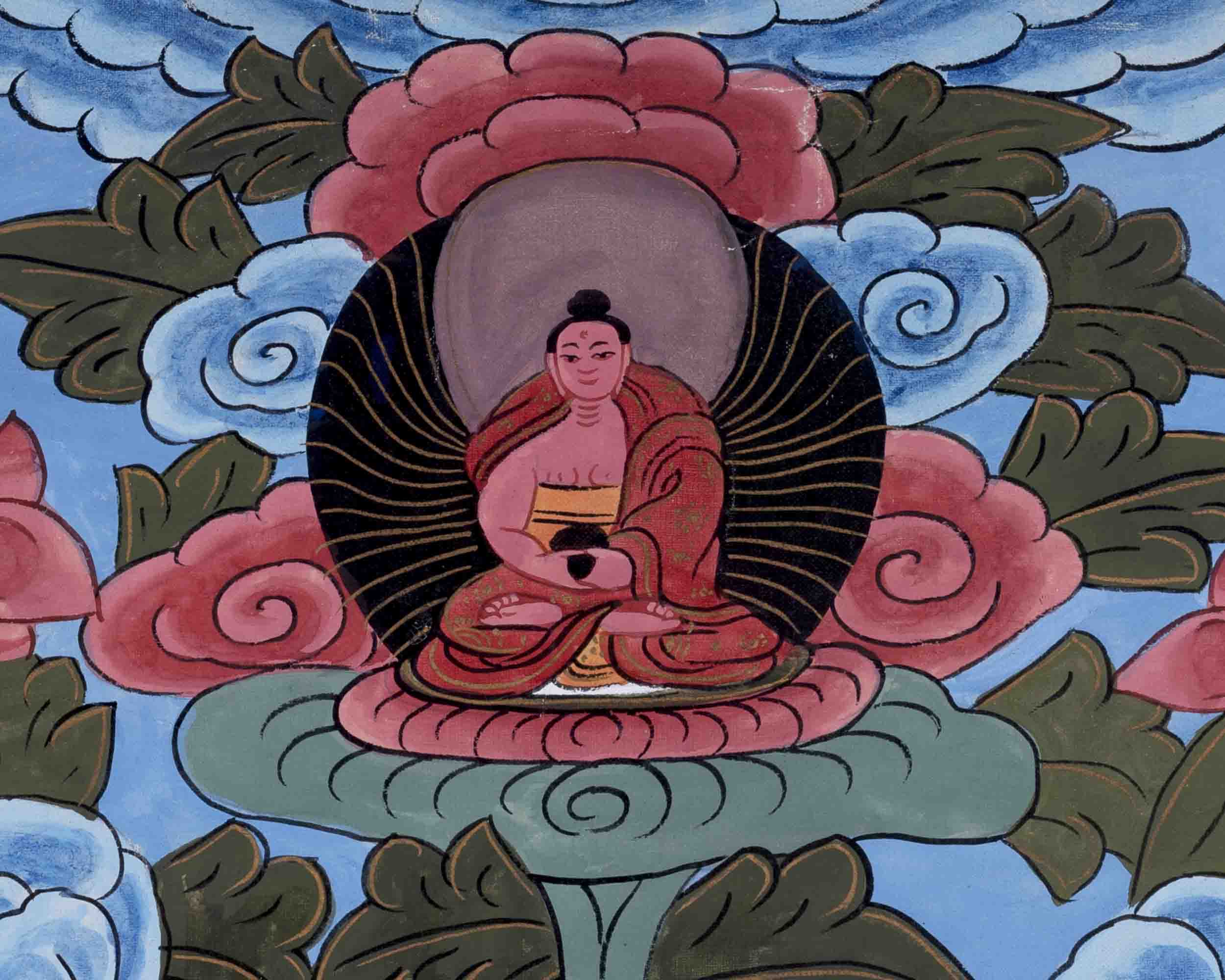 Basundhara Devi Art | Religious Buddhist Thangka | Wall Decors