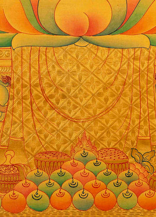 Buddha Shakyamuni Thangka | Yoga Meditation Art