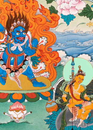 Guru Sangey Thangka | Eight Manifestations of Padmasambhava