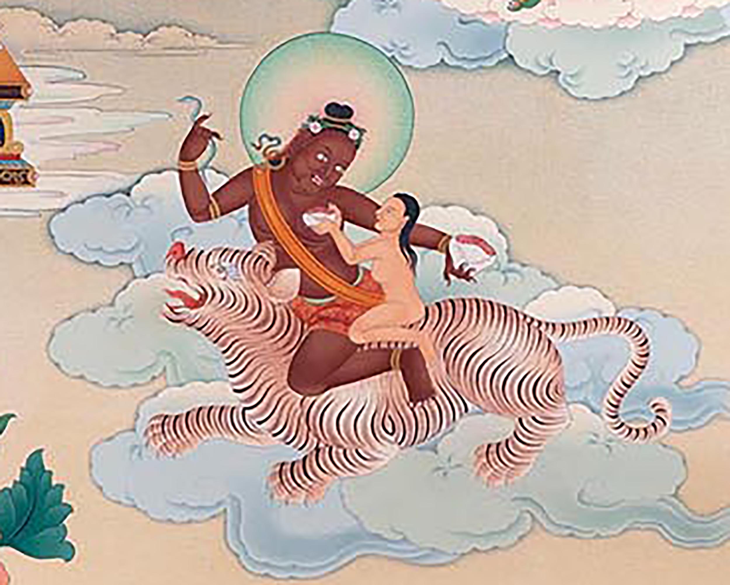 Guru With Others | High Quality Digital Print