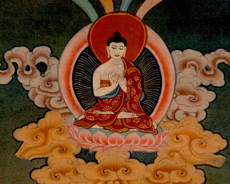 Guru Rinpoche Padmasambhava | Buddhist Thangka Art | Wall Decors