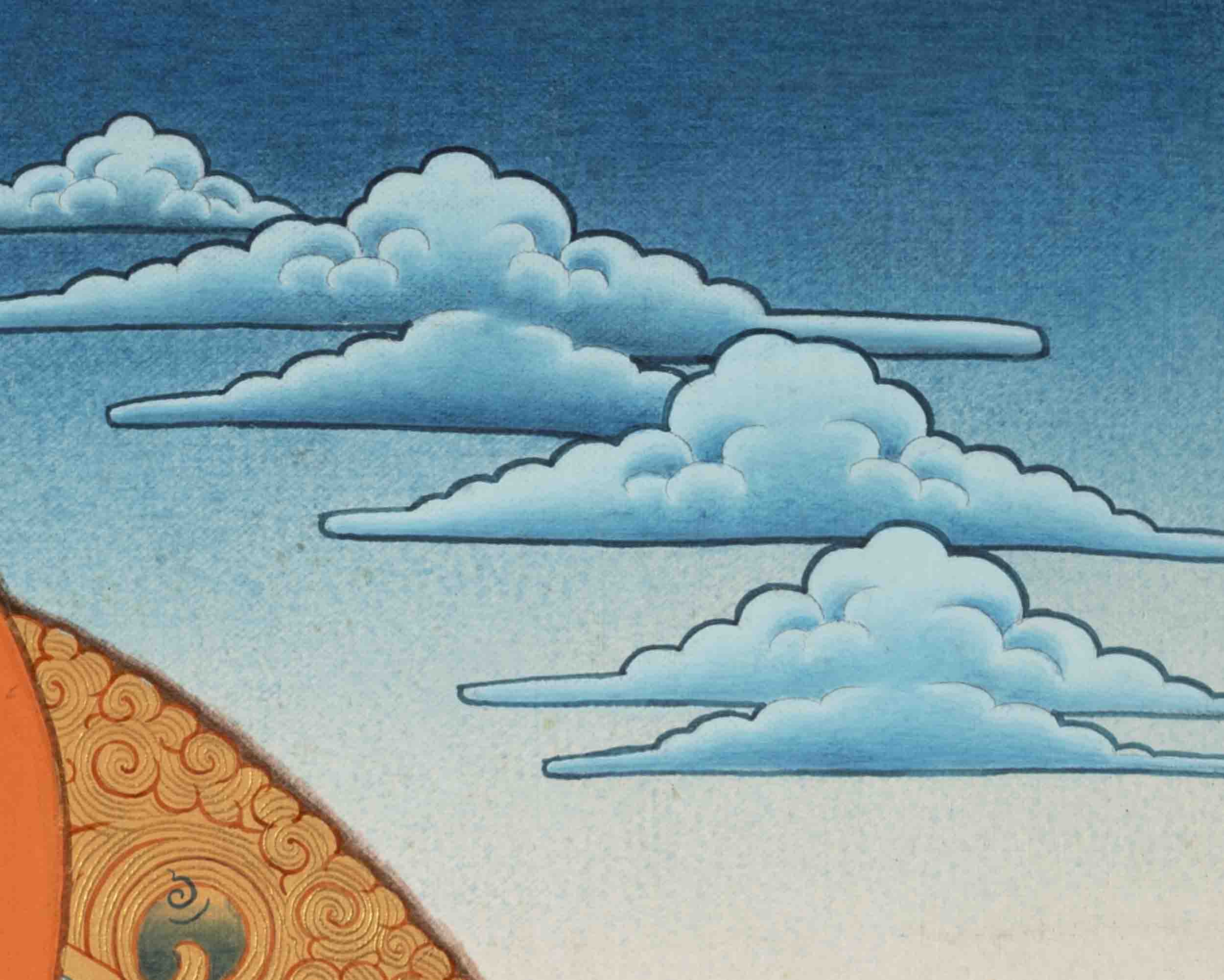 Healing Buddha Thangka | Medicine Buddha | Religious Painting