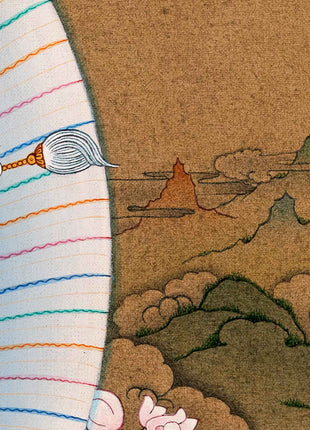 Wrathful Padmasambhava Thangka Painting | Himalayan Buddhist Art