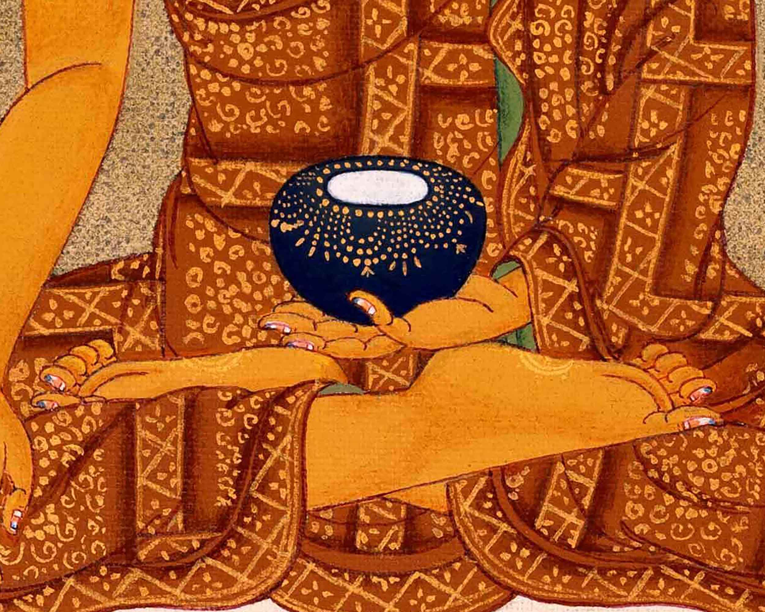 Gautama Buddha Art | Traditional Shakyamuni Thangka Painting